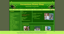 Desktop Screenshot of kwiaciarniafermentum.pl